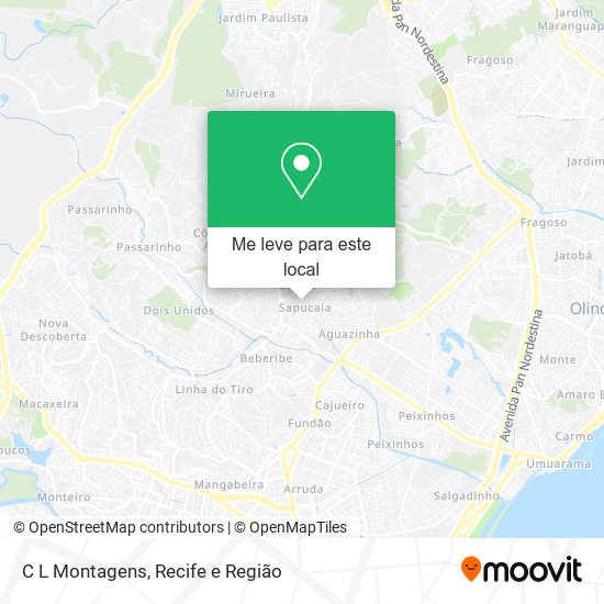 C L Montagens mapa