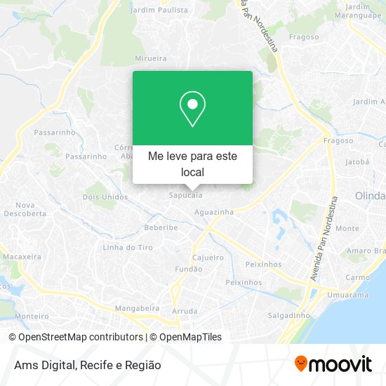 Ams Digital mapa