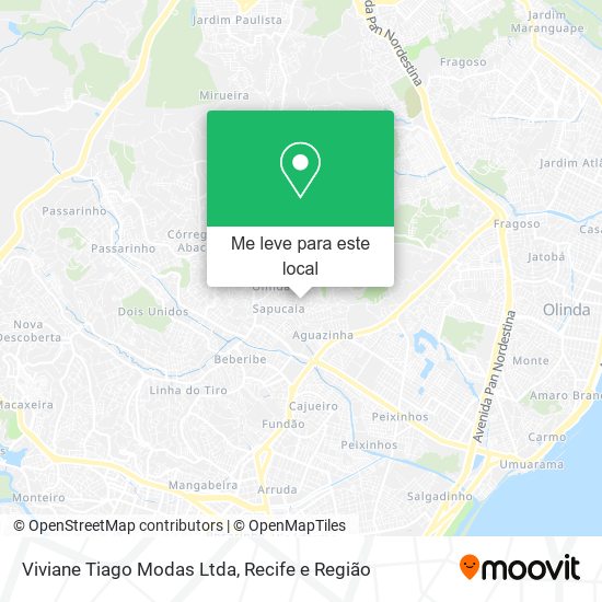 Viviane Tiago Modas Ltda mapa