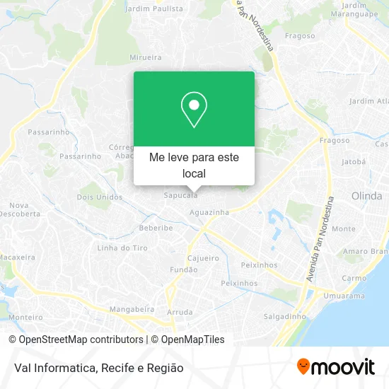 Val Informatica mapa