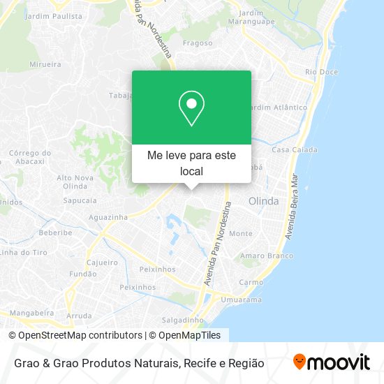 Grao & Grao Produtos Naturais mapa