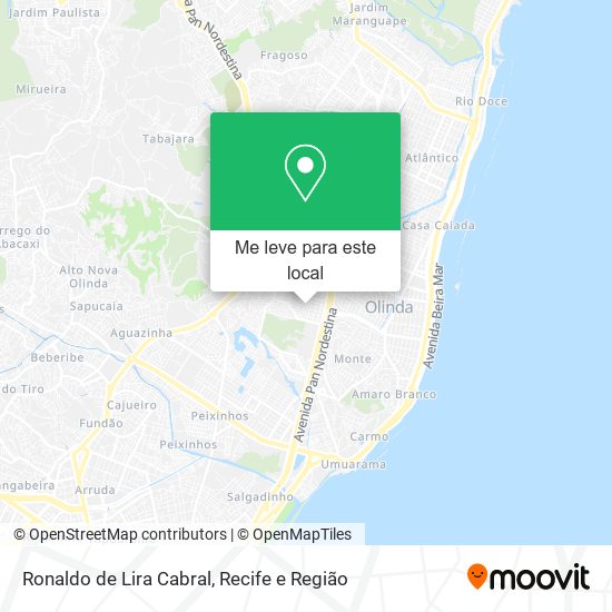 Ronaldo de Lira Cabral mapa