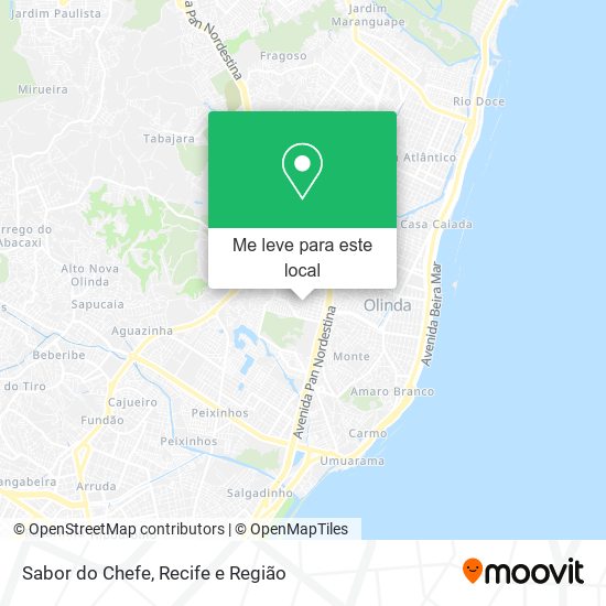 Sabor do Chefe mapa