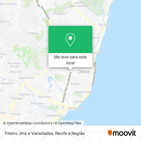 Fiteiro Jms e Variedades mapa