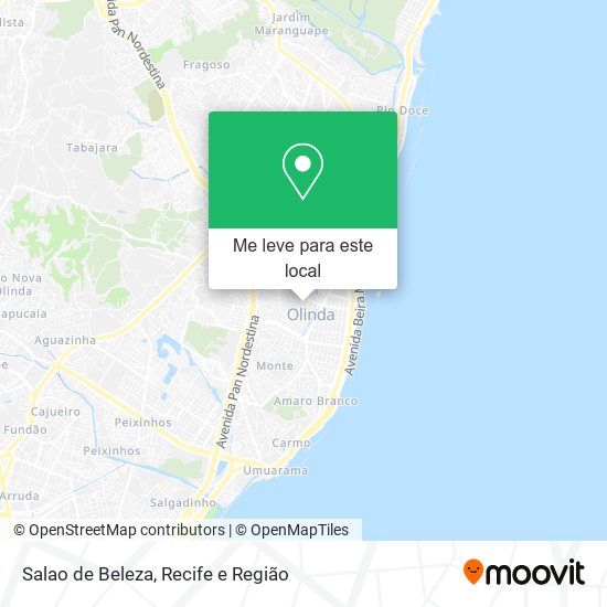 Salao de Beleza mapa