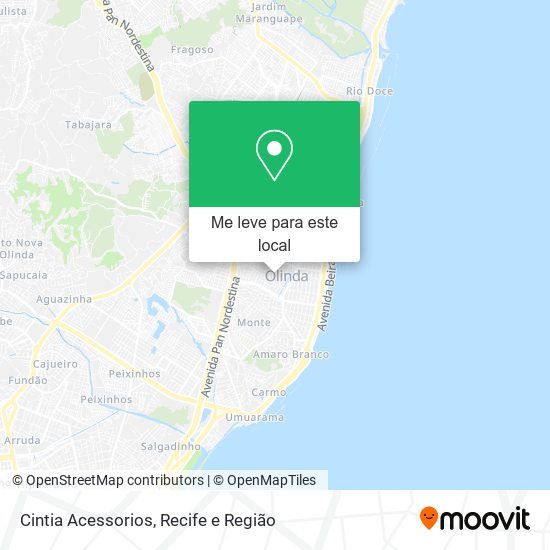 Cintia Acessorios mapa