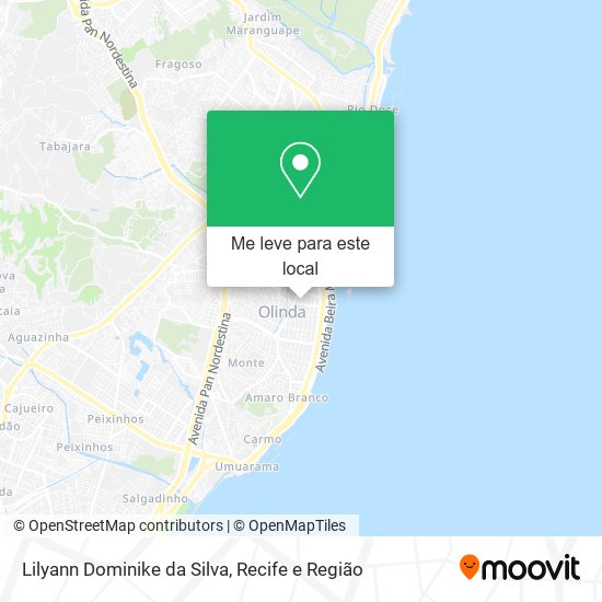 Lilyann Dominike da Silva mapa