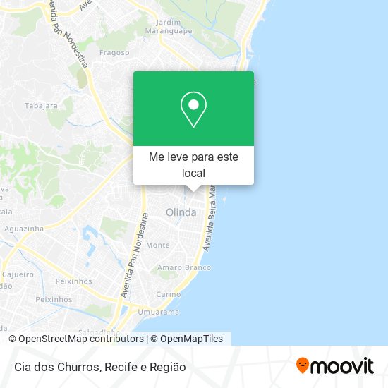 Cia dos Churros mapa