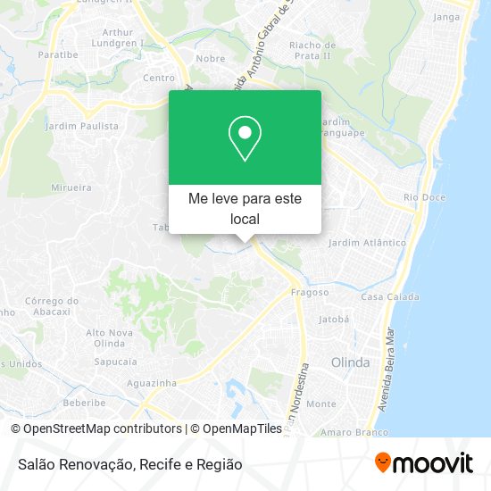 Salão Renovação mapa