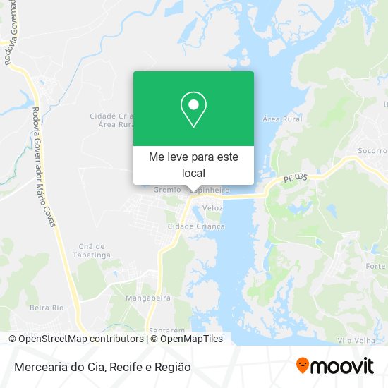 Mercearia do Cia mapa