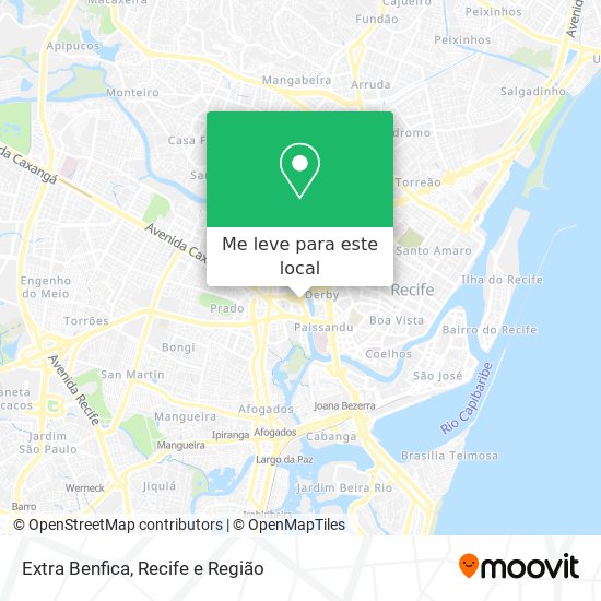 Extra Benfica mapa