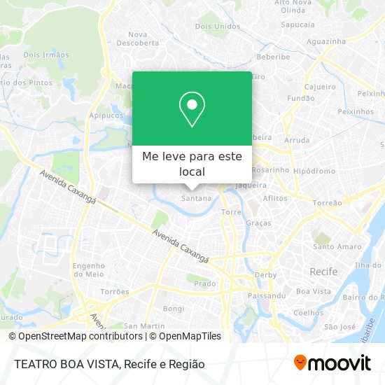 TEATRO BOA VISTA mapa