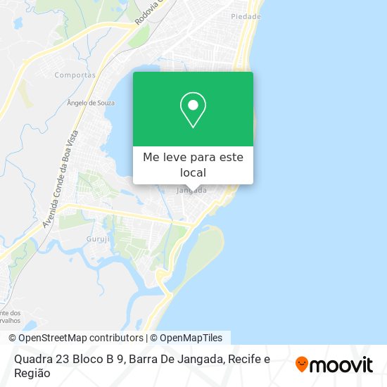 Quadra 23 Bloco B 9, Barra De Jangada mapa
