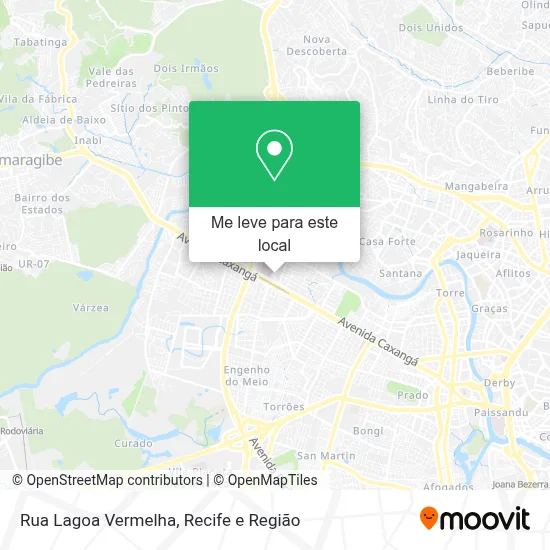 Rua Lagoa Vermelha mapa