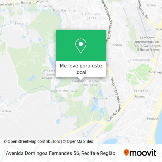 Avenida Domingos Fernandes 56 mapa