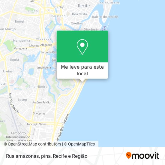 Rua amazonas, pina mapa