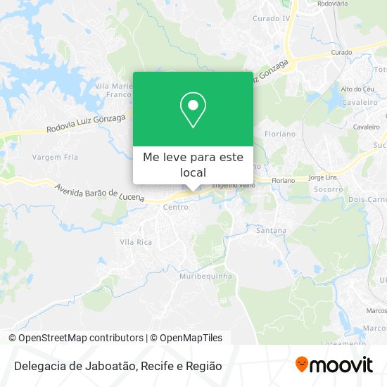 Delegacia de Jaboatão mapa