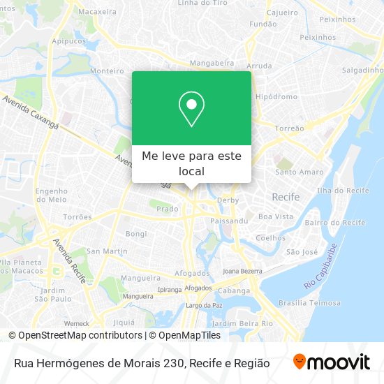 Rua Hermógenes de Morais 230 mapa