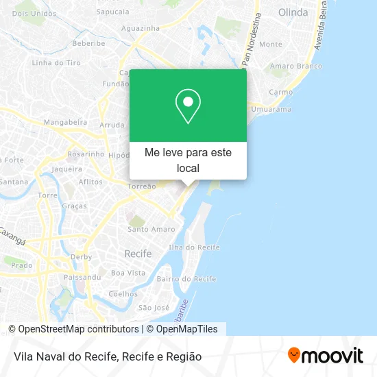 Vila Naval do Recife mapa
