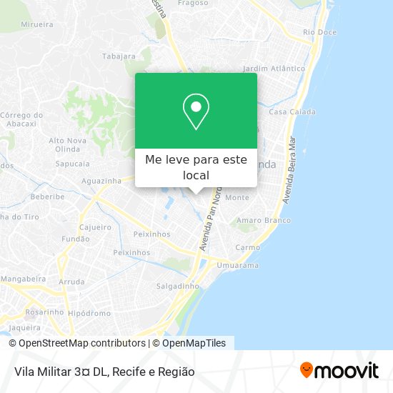 Vila Militar 3¤ DL mapa