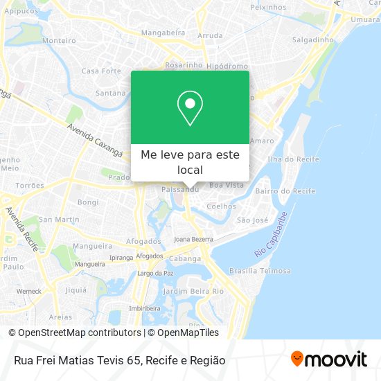 Rua Frei Matias Tevis 65 mapa