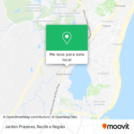 Jardim Prazeres mapa