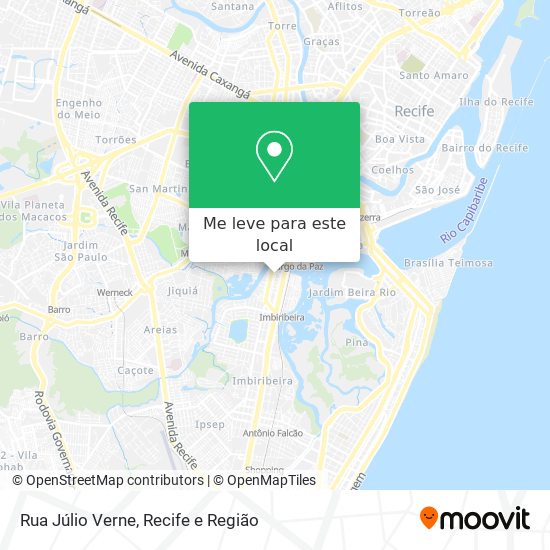 Rua Júlio Verne mapa