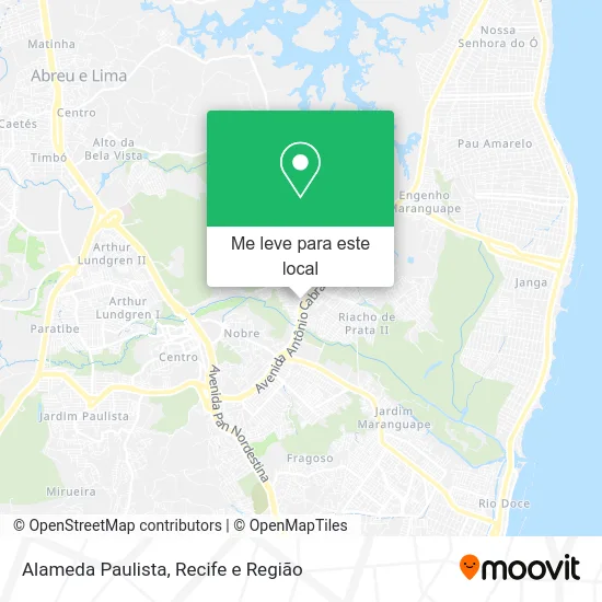 Alameda Paulista mapa