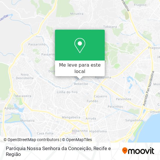 Paróquia Nossa Senhora da Conceição mapa