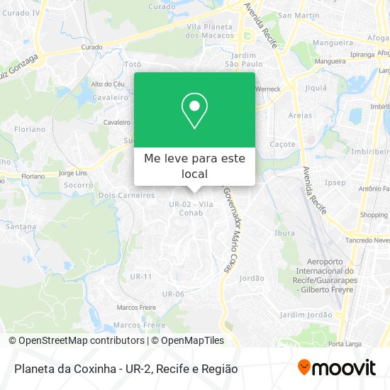 Planeta da Coxinha - UR-2 mapa