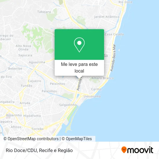 Rio Doce/CDU mapa