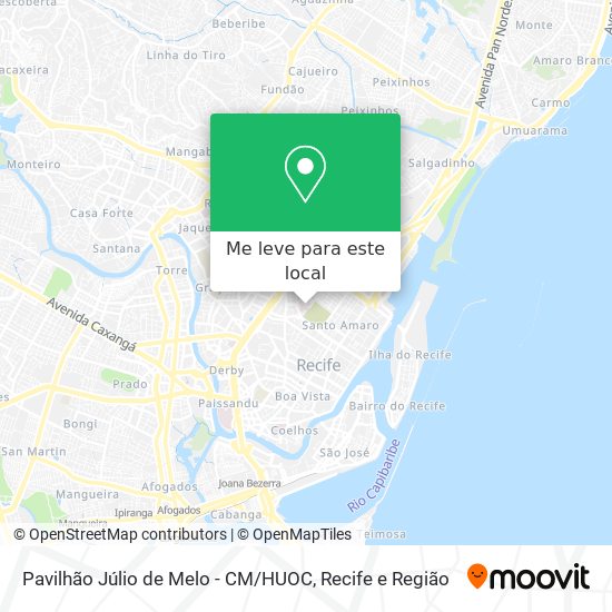 Pavilhão Júlio de Melo - CM / HUOC mapa
