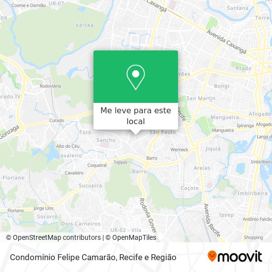 Condomínio Felipe Camarão mapa
