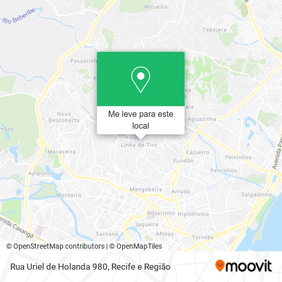 Rua Uriel de Holanda 980 mapa