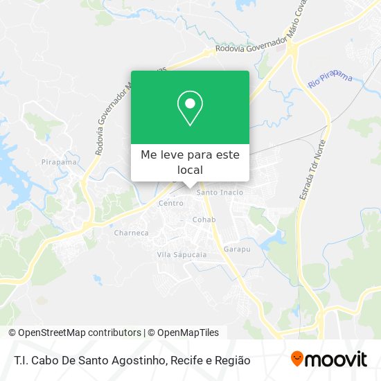 T.I. Cabo De Santo Agostinho mapa