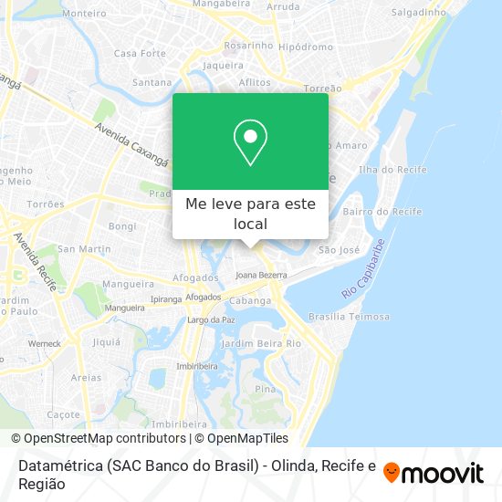 Datamétrica (SAC Banco do Brasil) - Olinda mapa