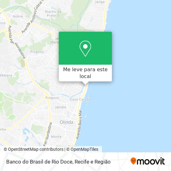 Banco do Brasil de Rio Doce mapa