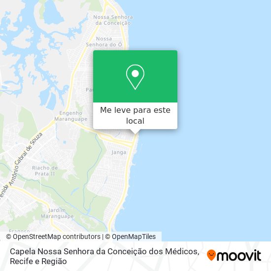 Capela Nossa Senhora da Conceição dos Médicos mapa