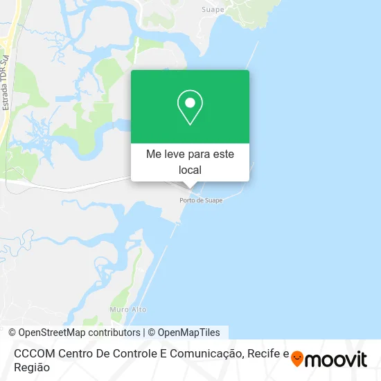 CCCOM Centro De Controle E Comunicação mapa