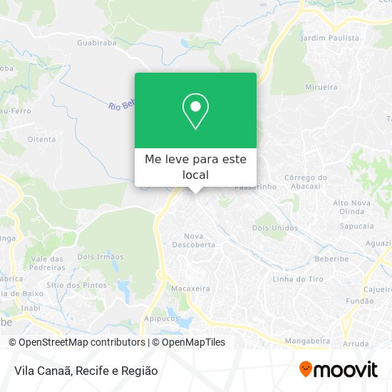 Vila Canaã mapa