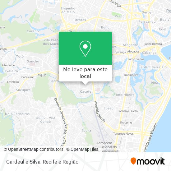 Cardeal e Silva mapa