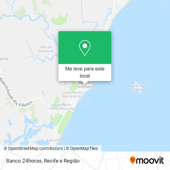 Banco 24horas mapa