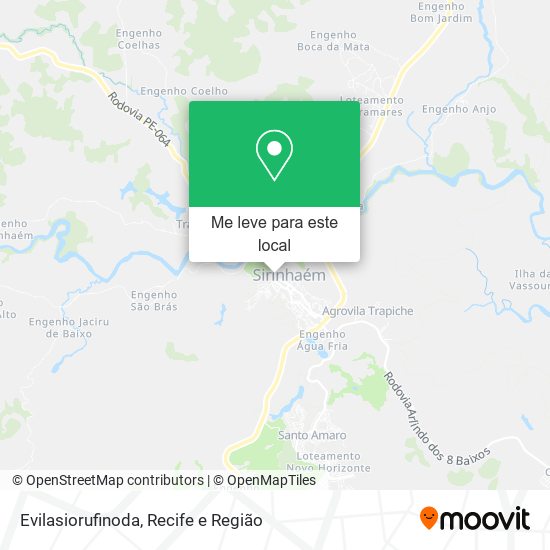 Evilasiorufinoda mapa