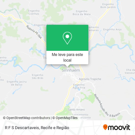 R F S Descartaveis mapa