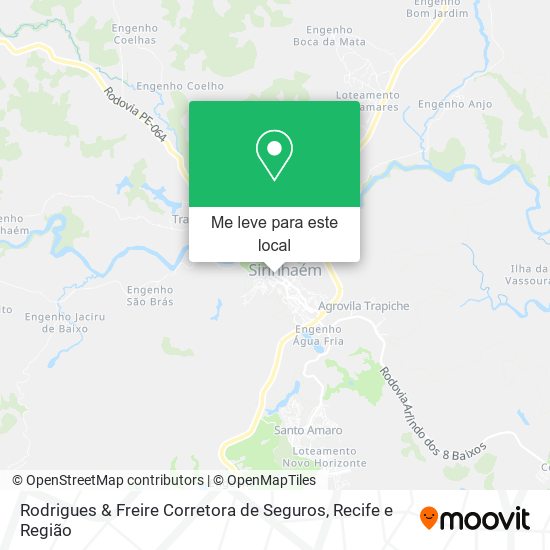 Rodrigues & Freire Corretora de Seguros mapa