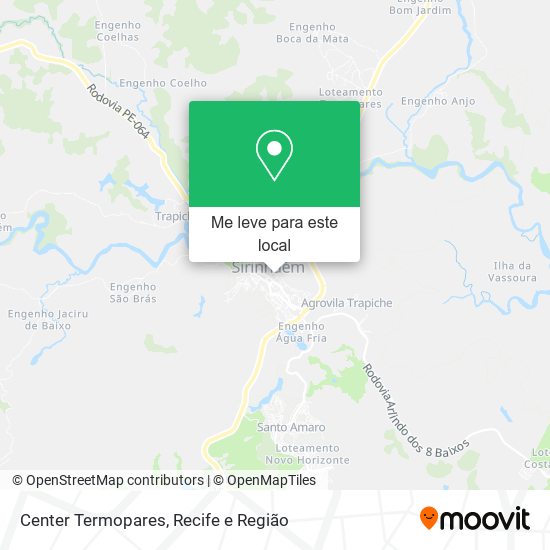 Center Termopares mapa