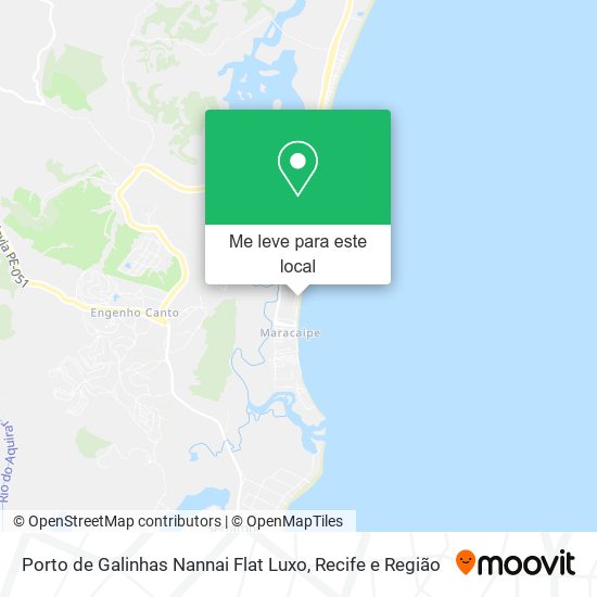 Porto de Galinhas Nannai Flat Luxo mapa