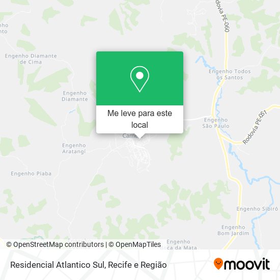 Residencial Atlantico Sul mapa
