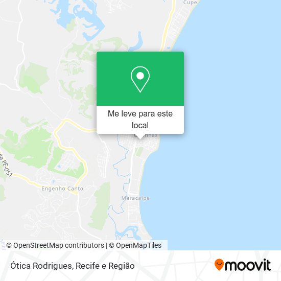 Ótica Rodrigues mapa