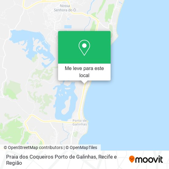 Praia dos Coqueiros Porto de Galinhas mapa